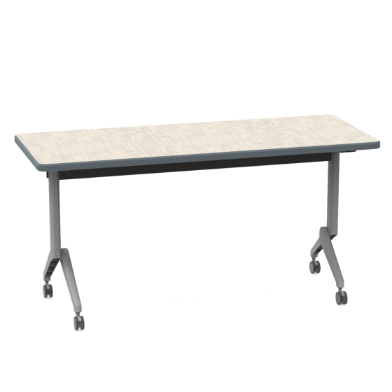 WB Manufacturing Flip Top 30" x 60" Table with Beveled Lotz Armor Edge™