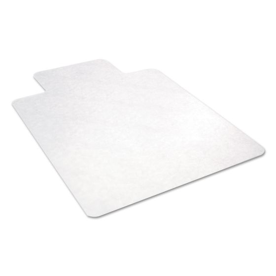 Alera All Day Use Non-Studded Chair Mat for Hard Floors, 45" W x 53" D, Wide Lipped, Clear