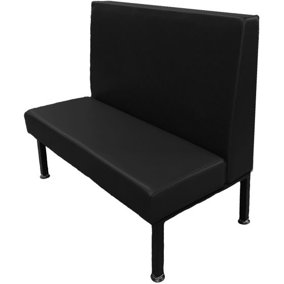 Union Station Modern Style Restaurant Booth with Unitized Steel Frame - Single - 30" W