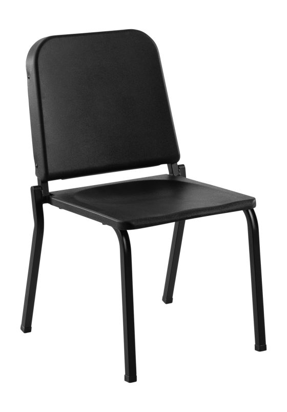 National Public Seating 8200 Series Melody Music Chair for Band and Orchestra, 16"H, Black - Model 8210-16