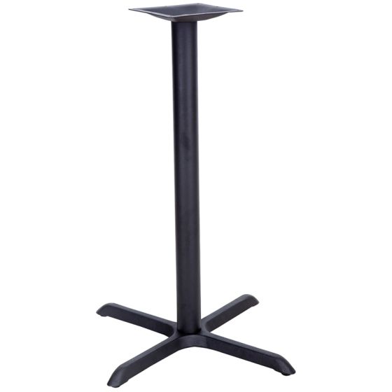 Pro-Tough 30" x 30" X-Cross Restaurant Table Base - Bar Height