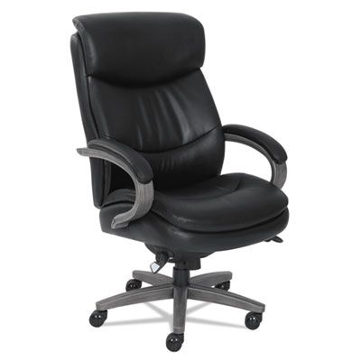 LA-Z-BOY 400 lb Capacity Big & Tall Executive Chair with ComfortCore Memory Foam Seat - Black