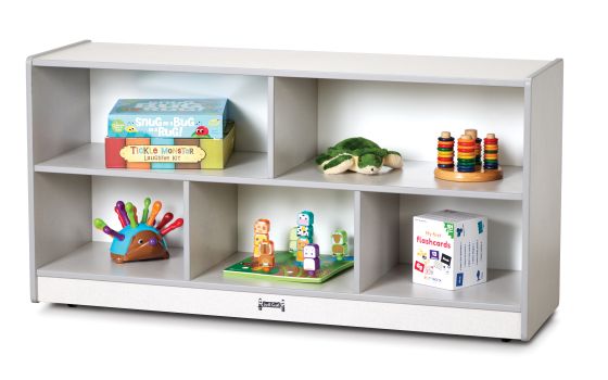 Rainbow Accents Toddler Single Mobile Storage Unit  - Gray