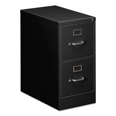 GOGO® Essentials Two Drawer Vertical Metal Filing Cabinet - Legal-Black