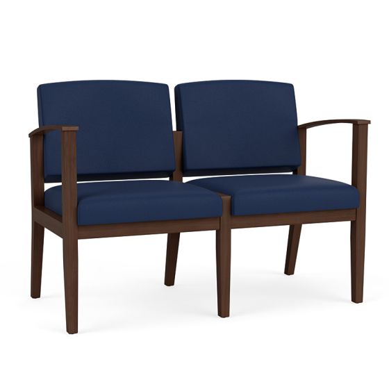 Lesro Amherst Wood® Heavy Duty 2 Seat Sofa