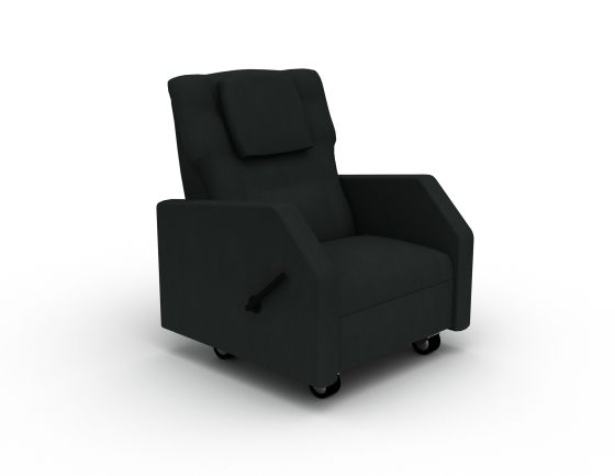 HPFi Hannah 750 LB Bariatric Treatment Recliner, Pillow Back with Casters