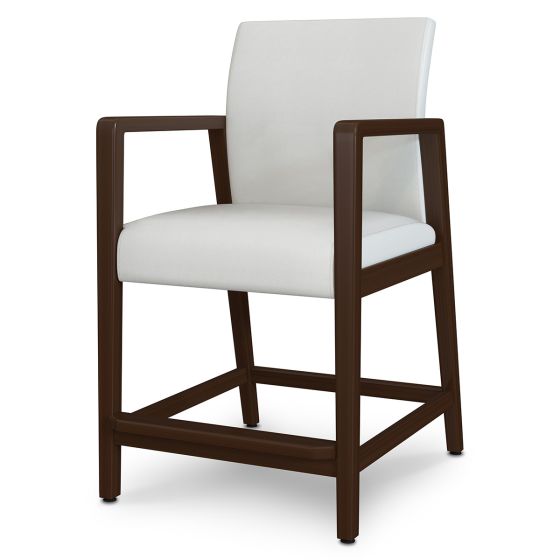 Kwalu Valdina 350 LB Wallsaver Easy Access Healthcare Patient Chair, Fixed Back