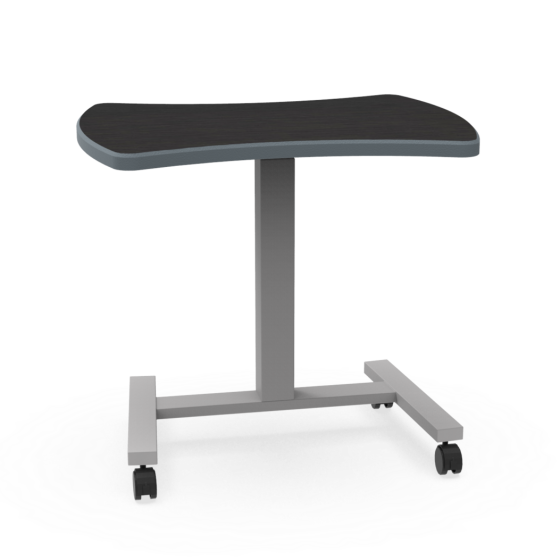 Elevate Weston 24"D x 32"L Height Adjustable Mobile Sit-Stand Student Desk with 3mm Edge, Junior, 24"- 34" H