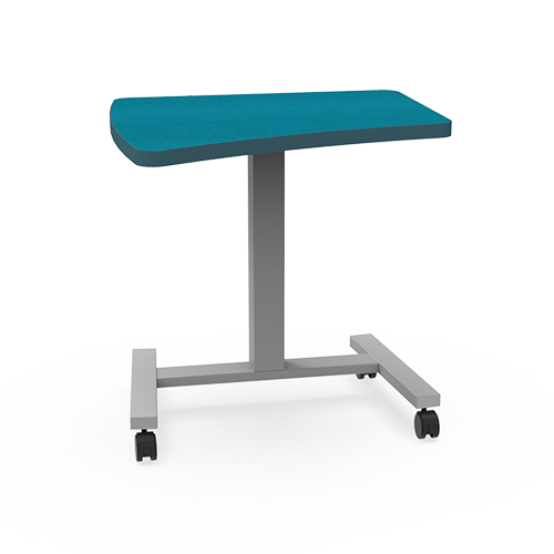 Elevate Aidacra XL 26"D x 28.5"L Height Adjustable Mobile Sit-Stand Student Desk with 3mm Edge, 28"- 41" H