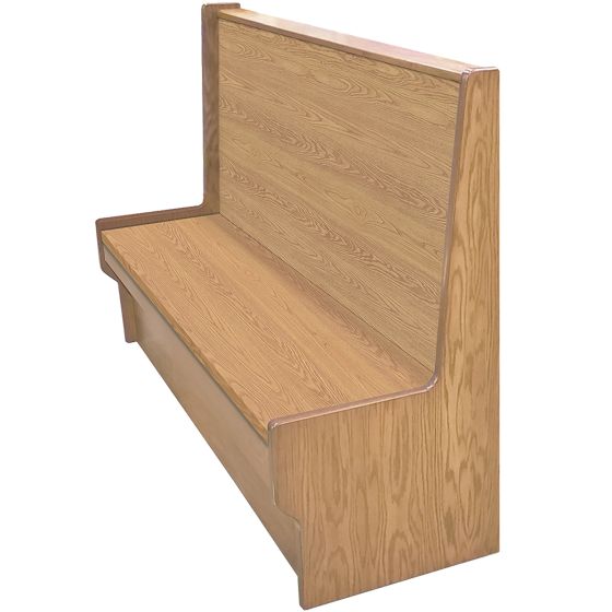 Shepard Engineered Wood Restaurant Booth - Single - 44" W