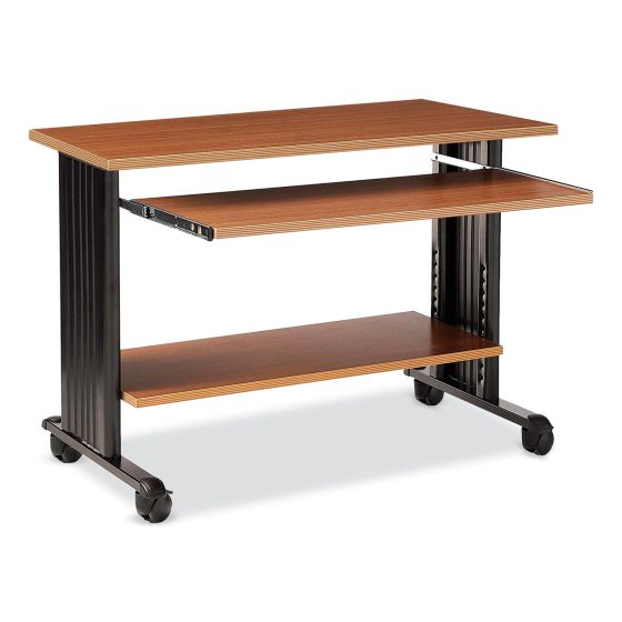 Safco Muv Standing Desk, 35.5" x 22" x 30.5", Cherry