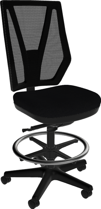 Sitmatic GoodFit Mesh Back Medium Height Drafting Stool