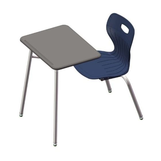 USACapitol Euroflex 16" Hard Plastic Combination Desk