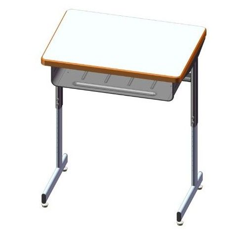 USACapitol Access Adjustable Desk, 22”- 30”, with Open Front Book Box and Hard Plastic Top