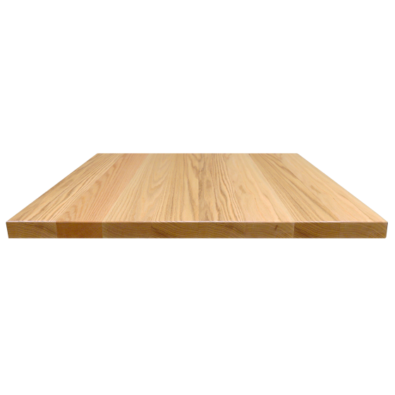 Solid Wood Plank Table Top, Premium, Maple, 24" x 24"