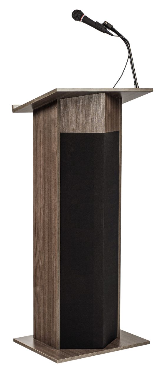 Oklahoma Sound® Power Plus Lectern, Ribbonwood