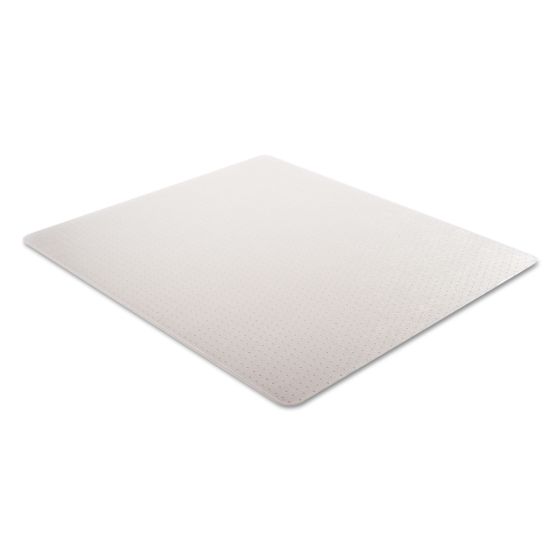 Alera Moderate Use Studded Chair Mat for Low Pile Carpet, 46" W x 60" D, Rectangular, Clear