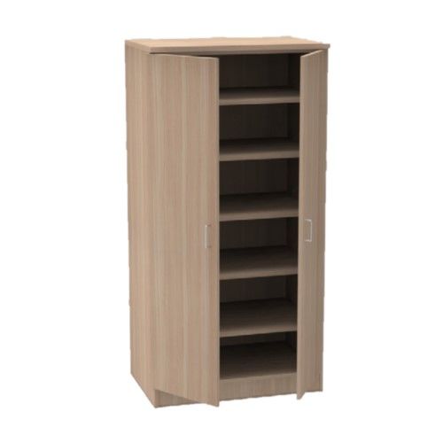REplay® Modular Tall Cabinet Unit with Double Doors, 1 Center Fixed Shelf, 4 Adjustable Shelves, and Adjustable Levelers  - 24"W x 23"D x 72"H