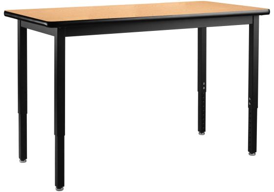 Heavy Duty 500 LB Adjustable All-Purpose Table - Laminate Top - 24" W x 48" L