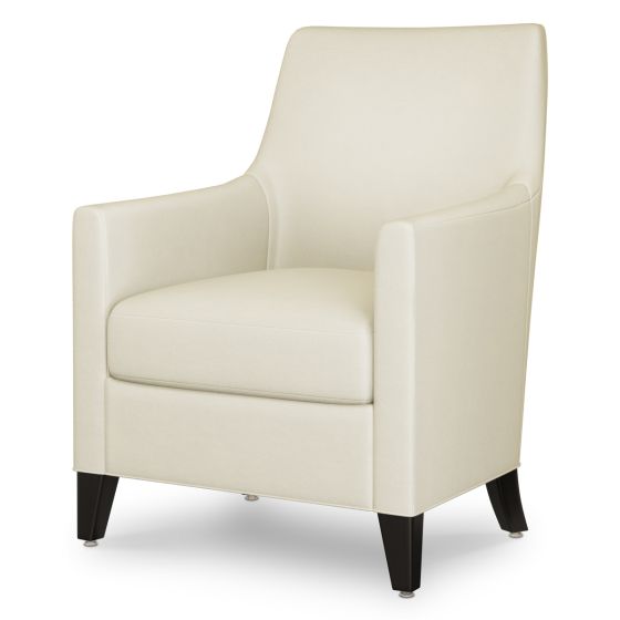 Kwalu Marino 350 LB Commercial Reception Area Lounge Chair with Piping Detail on Base