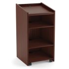 OS Laminate Mobile Lectern, Mahogany