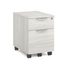 OS Laminate Mobile Box and File Pedestal - Arcadia White