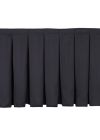NPS Box Pleat Skirting for 8"H Portable Stage - 36" L