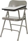 Steel Folding Chair with Left Handed Tablet Arm