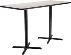 USA Custom Series Commercial Restaurant Table - Bar Height - 30" W x 72" L