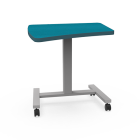 Elevate Aidacra XL 26"D x 28.5"L Height Adjustable Mobile Sit-Stand Student Desk with 3mm Edge, 28"- 41" H