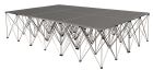 IntelliStage 12' x 24' Portable Stage Package with Tuff Coat - 288 sq ft - 32" Height