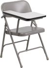 Steel Folding Chair with Right Handed Tablet Arm