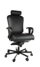 Concept Seating 550 LB 24/7 Multi-Shift Heavy Duty Operator Chair with Headrest - Model 3150HR