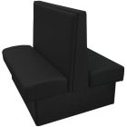 Cornell Restaurant Booth with Welted Top and Side Caps - Double - 84" W