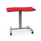 Elevate Mini Tide 23"D x 32.5"L Height Adjustable Mobile Sit-Stand Student Desk with 3mm Edge, 28"- 41" H