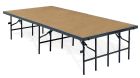NPS 4' x 8' Portable Stage, 16" Height, Hardboard, 32 sq ft