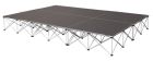 IntelliStage 12' x 8' Portable Stage Package with Carpeted Surface - 96 sq ft - 16" Height