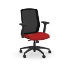 9to5 Seating Neo 300 LB Mesh Mid-Back Office Task Chair with Full Synchro-Tilt Control and Height & Width Adjustable Arm with Pivot & Swivel Pad