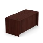 OS Laminate Desk Shell - 66''W x 30''D, Mahogany